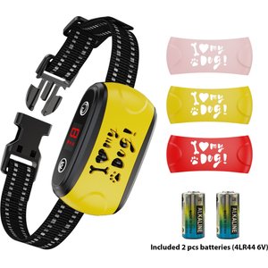 Petdiary "I Heart My Dog" Dog Bark Control Collar, Black