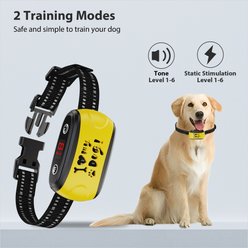 Petdiary "I Heart My Dog" Dog Bark Control Collar, Black slide 2 of 9