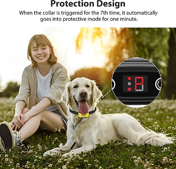 Show full view: Petdiary "I Heart My Dog" Dog Bark Control Collar, Black slide 3 of 10