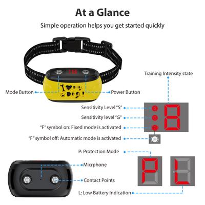 Show full view: Petdiary "I Heart My Dog" Dog Bark Control Collar, Black slide 9 of 11