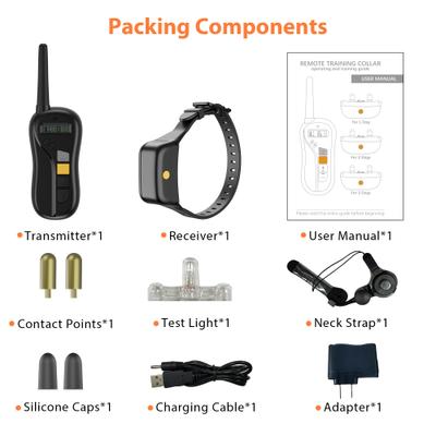 Show full view: Petdiary Rechargeable Advanced Remote Dog Trainer Accessory, Black, Large slide 9 of 10