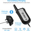 Show in main carousel: Petdiary Rechargeable Advanced Remote Training Dog Collar, Black/Silver, Medium slide 4 of 10