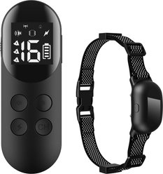 Petdiary Rechargeable & Waterproof Electric Dog Training Collar, Black