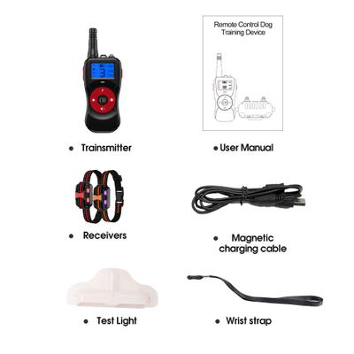 Show full view: Petdiary Remote Training Shock Dog Collar, Small, Black & Orange, 2 count slide 9 of 11