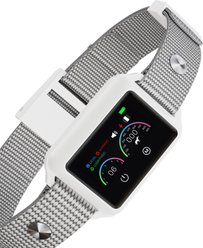 Petdiary Smart Bark Waterproof Dog Bark Collar, White