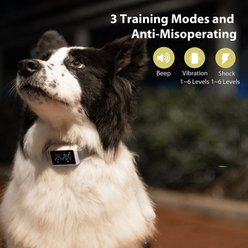 LvLrister Smart Bark Waterproof Dog Bark Collar, White slide 2 of 9