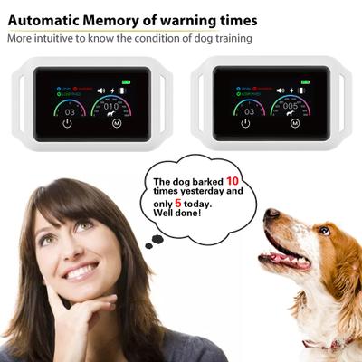 Show full view: Petdiary Smart Bark Waterproof Dog Bark Collar, White slide 6 of 12