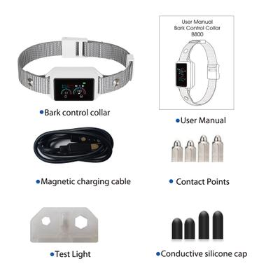 Show full view: Petdiary Smart Bark Waterproof Dog Bark Collar, White slide 9 of 12