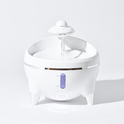 Show full view: Petdiary Spaceship Ultra-Quiet Dog & Cat Water Fountain, 54.1-oz + Replacement Filters, 6 count slide 2 of 9