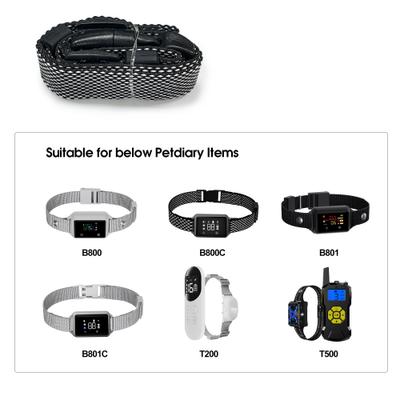 Show full view: Petdiary T200 & T500 Dog Bark Control Training Collar Strap, Black slide 2 of 3
