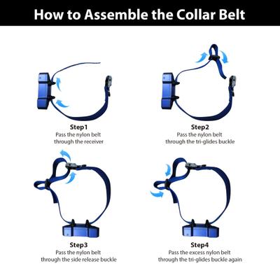 Show full view: Petdiary T240 Extra Collar Receiver, Blue, Small slide 4 of 4