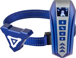 Petdiary T240 Static Remote Rechargeable Dog Training Collar, Blue, Small