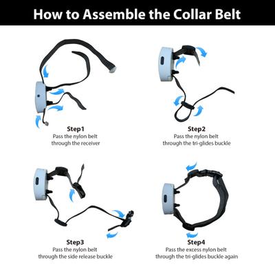 Show full view: Petdiary T250 Extra Dog Collar Receiver, White, Small slide 4 of 4