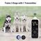 Show in main carousel: Petdiary T250 Static Rechargeable Remote Dog Training Collar, White & Black, Small slide 4 of 9