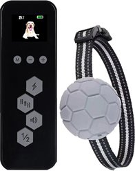 Petdiary T260 Static Remote Rechargeable Dog Training Collar, Black, Small
