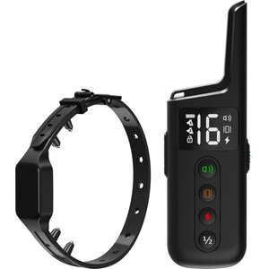 Petdiary T330 Waterproof Dog Remote Training Collar, Black