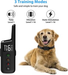 Petdiary T330 Waterproof Dog Remote Training Collar, Black slide 2 of 9