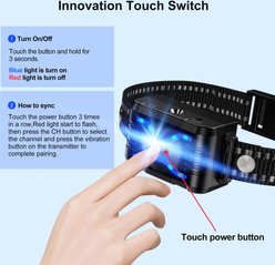 Petdiary T500 Deterrent Spray Rechargable Remote Dog Training Collar, Black slide 2 of 8