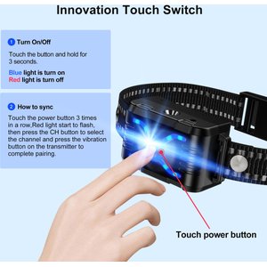 LvLrister T500 Deterrent Spray Rechargable Remote Dog Training Collar, Black