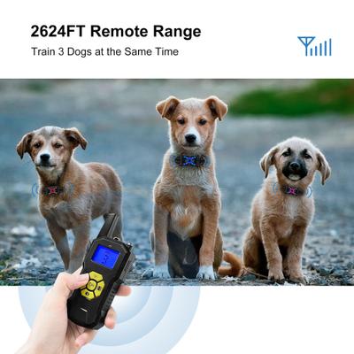 Show full view: Petdiary T500 Deterrent Spray Rechargable Remote Dog Training Collar, Black slide 4 of 10