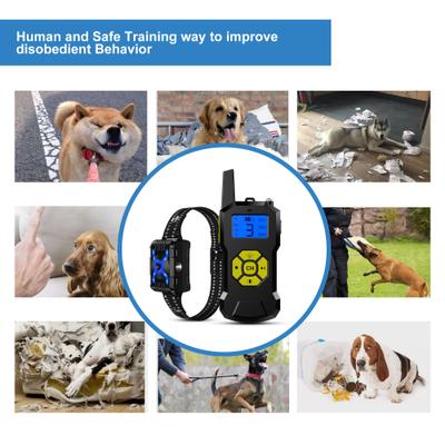 Show full view: Petdiary T500 Deterrent Spray Rechargable Remote Dog Training Collar, Black slide 5 of 10