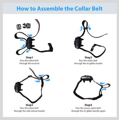 Show full view: Petdiary T502 Replacement Dog Collar, Black slide 4 of 4