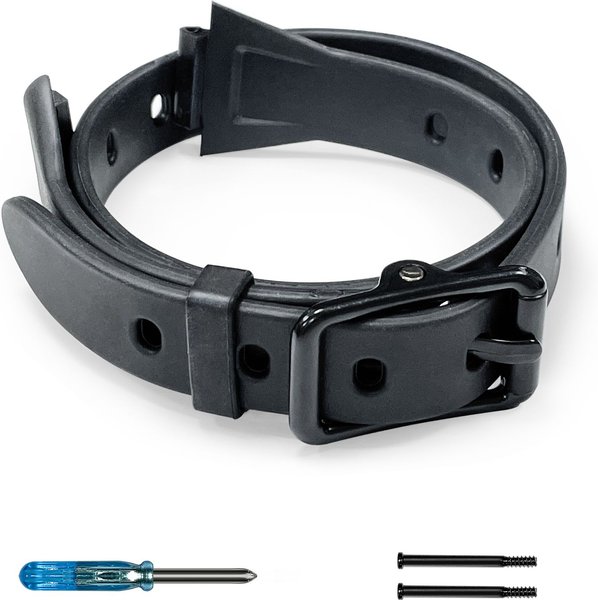 Petdiary T680 Dog Collar Strap Accessory, Black, Large