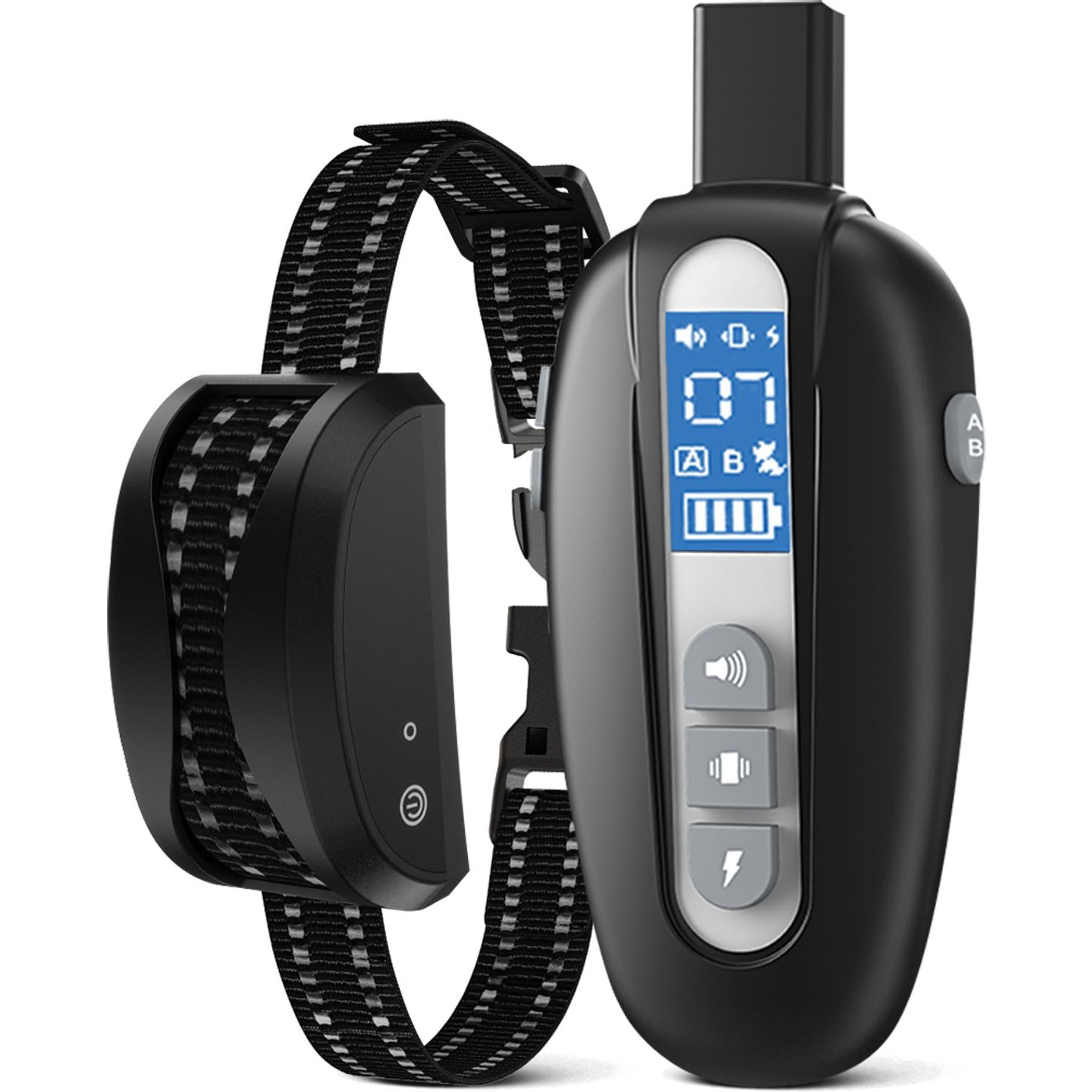 LvLrister T730 Dog Training Collar & Receiver, Black, 1 count & 1 count