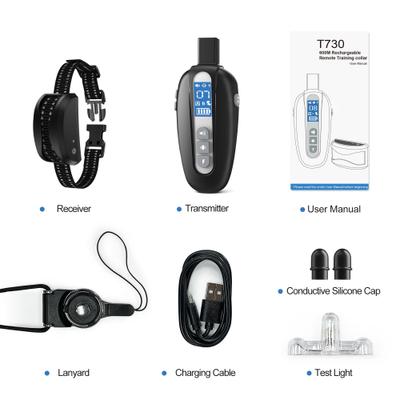 Show full view: Petdiary T730 Dog Training Collar & Receiver, Black, 1 count & 1 count slide 9 of 11