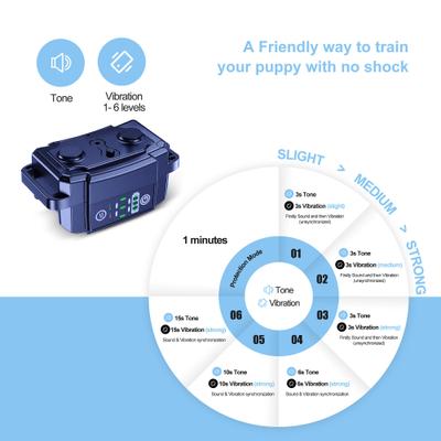 Show full view: Petdiary Vibration Dog Bark Collar, Small, Blue slide 2 of 10