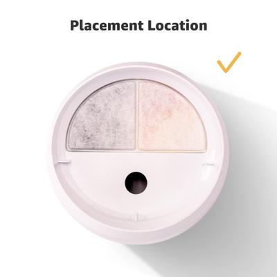 Show full view: Petdiary Wireless Auto-Sensing Dog & Cat Water Fountain, Large + Spaceship Water Fountain Replacement Filters, 6 count slide 9 of 9