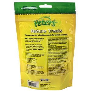Peter's Papaya Pieces Small Animal Nature Treats, 2.85-oz bag