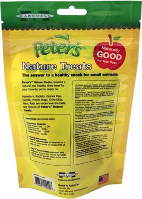 Show full view: Peter's Whole Apple Small Animal Nature Treats, .75-oz bag slide 2 of 8