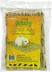 Peter's Woven Grass Small Animal Mat, Brown slide 2 of 2