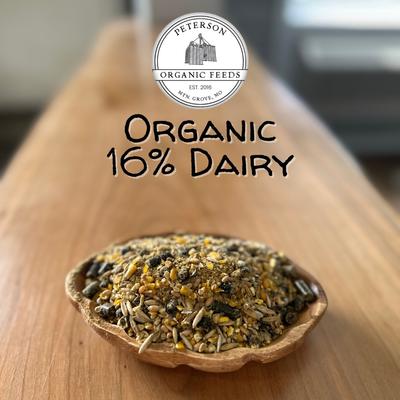 Show full view: Peterson Organic Feeds 16% Protein Dairy Cattle Feed, 50-lb bag slide 4 of 5