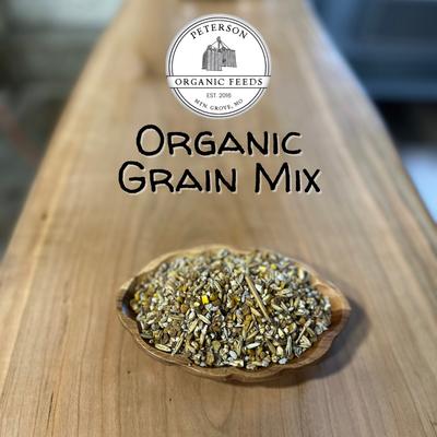 Show full view: Peterson Organic Feeds All Grain Mix/Scratch Farm Feed, 50-lb bag slide 4 of 4