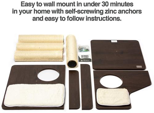 Show full view: PetFusion 76.8-in Wall Mounted Cat Tree slide 4 of 11