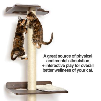 Show full view: PetFusion 76.8-in Wall Mounted Cat Tree slide 9 of 11