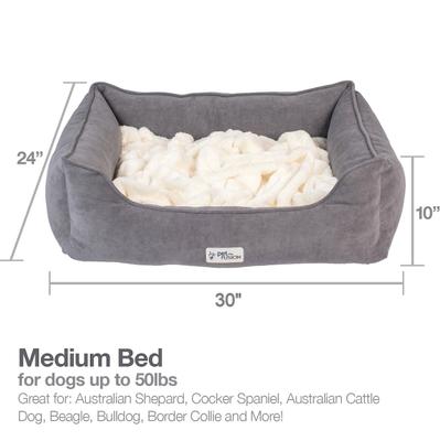 Show full view: PetFusion Calming Cuddler Dog Bed, Medium slide 5 of 7