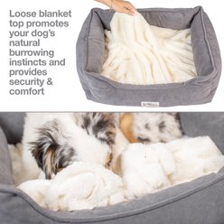 PetFusion Calming Cuddler Dog Bed, Small slide 2 of 4