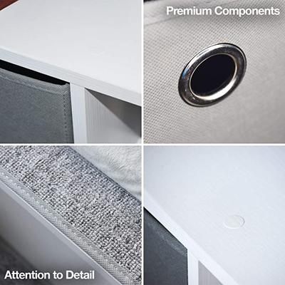 Show full view: PetFusion Hybrid Cat Bookshelf & 3 Perches, White slide 4 of 7