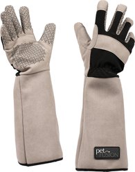 PetFusion Multipurpose Five Finger Dog & Cat Grooming Gloves, Large