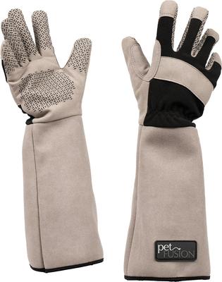 Show full view: PetFusion Multipurpose Five Finger Dog & Cat Grooming Gloves, Large slide 1 of 8