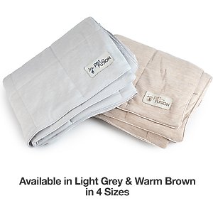 PetFusion Premium Cat & Dog Cooling Blanket, Cool Grey, Large
