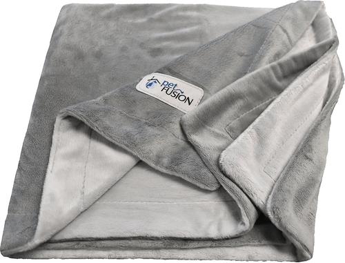 Show full view: PetFusion Premium Reversible Dog & Cat Blanket, Gray, Large slide 4 of 10