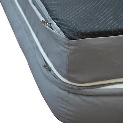 Show full view: PetFusion Replacement Cover for Ultimate Lounge Cat & Dog Bed, Gray, Jumbo slide 3 of 6