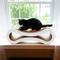 Show in main carousel: PetFusion Ultimate Cat Scratcher Lounge Toy with Catnip, Cloud White slide 4 of 8