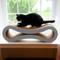 Show in main carousel: PetFusion Ultimate Cat Scratcher Lounge Toy with Catnip, Slate Gray slide 4 of 9