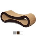 PetFusion Ultimate Cat Scratcher Lounge Toy with Catnip, Walnut Brown