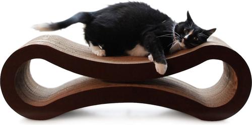 PetFusion Ultimate Cat Scratcher Lounge Toy with Catnip